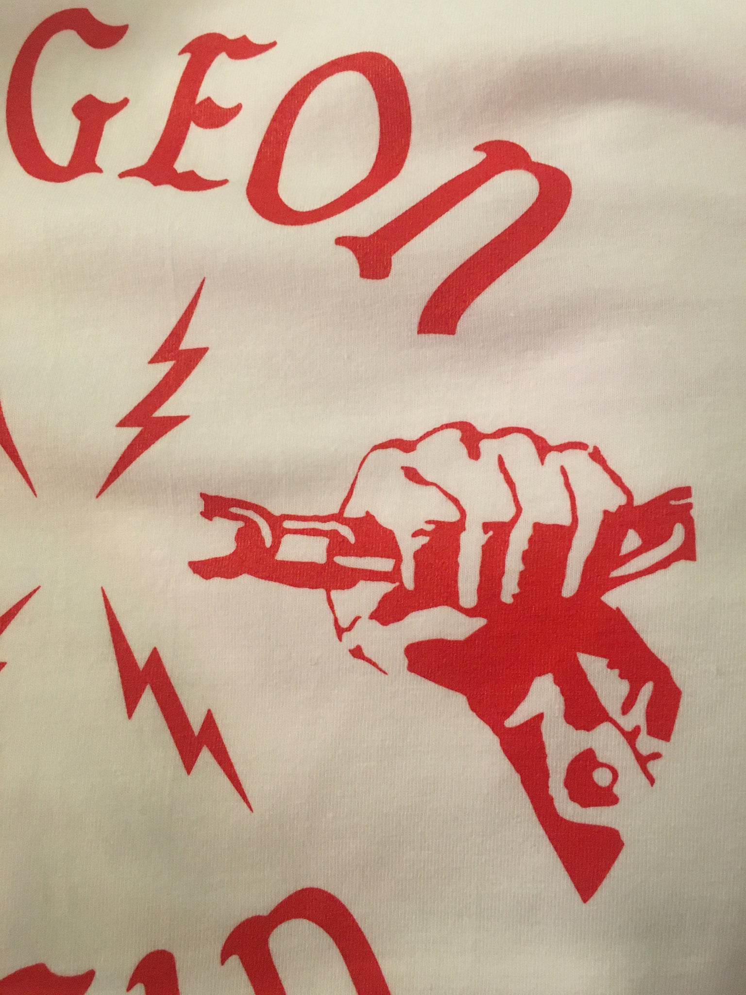 WHITE OG LOGO T SHIRT