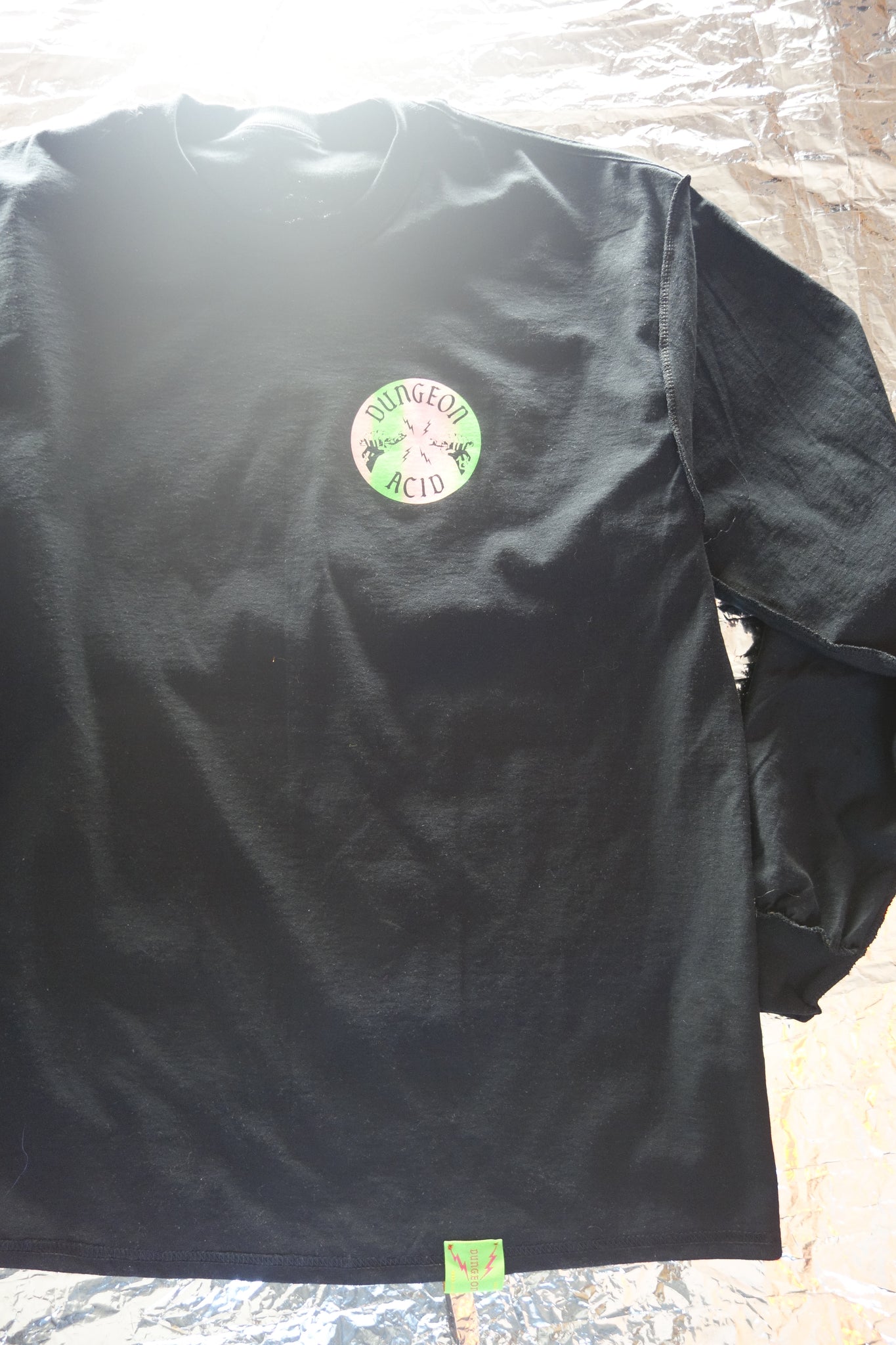 OG LOGO LONG SLEEVE PINK & GREEN